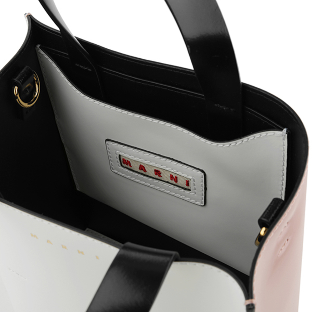 Marni Shoulder Bag Museo White Pink - Picture 8 of 9